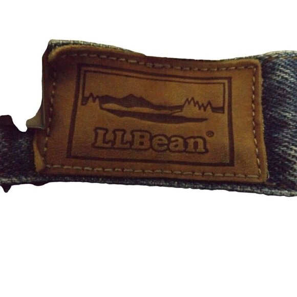 L.L.Bean Men's 38X30 Vintage Flannel Lined Jeans Dark Wash - Picture 7 of 7